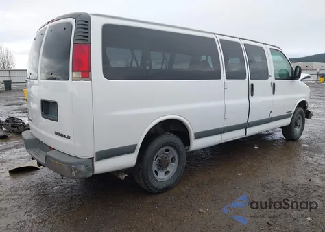 2001 Chevrolet Express from USA, damaged, VIN 1GAHG39R911221487